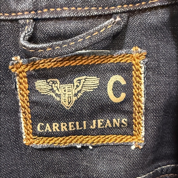 Carrelli Jeans Dark Blue Denim Jacket - Picture 2 of 3
